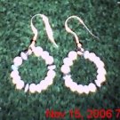 Varigated Cat's Eye Small Hoops