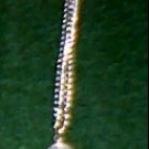 Small Oval Matte Finish Sterling Silver St. Christopher