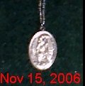 Sterling Silver St. Christopher Medium Size