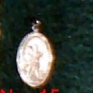 Large Oval Sterling St. Christopher