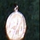 Silver oxidized Oval St. Patrick medal