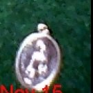 Silver oxidized Oval St.Florian