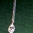 Bright Pewter Miraculous Medal on Stainless Chain