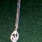 Bright Pewter Miraculous Medal on Stainless Chain