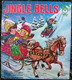 "JINGLE BELLS" 45 RPM Record PETER PAN EARLY 1970's