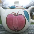 VINTAGE PURINTON WARE PEAR & APPLE SINGLE SERVE TEAPOT