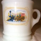 AVON Collector's "Ironhorse" Milk Glass Shaving Mug '74
