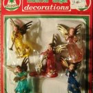1960's COMMODORE Musical Angel Decorations (5) UNOPENED