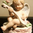 ENESCO Angel & Stringed Instrument Candle Holder (1990)