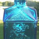 VINTAGE BLUE WHEATON PAUL REVERE BOTTLE - MIDNIGHT RIDE