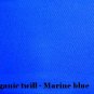 2 Y Organic Cotton Twill  Drapery Bedding Fabric Soft Silky MARINE BLUE