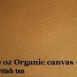 20 Y Organic Cotton Duck Canvas Fabric CARHARTT BRITISH TAN