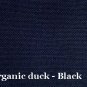 20 Y Organic Cotton Duck Canvas Fabric BLACK