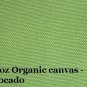 20 Y Organic Cotton Duck Canvas Fabric AVOCADO GREEN