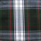 BLACK GREEN WHITE RED TARTAN PLAID FABRIC 60" WIDE