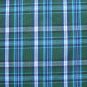 GREEN WHITE NAVY AQUA BLACK TARTAN PLAID FABRIC 60" WIDE