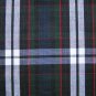 BLACK GREEN RED WHITE TARTAN PLAID FABRIC 60" WIDE