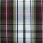 3 YARDS KHAKI WHITE BURGUNDY TARTAN PLAID FABRIC 60" WIDE
