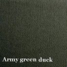 6 y Cotton Canvas Duckcloth Upholstery Fabric ARMY GREEN