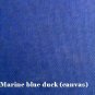 10 Yards Cotton Canvas Upholstery Fabric Marine Blue