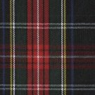STEWART BLACK TARTAN PLAID FABRIC 60" WIDE