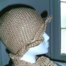 Mocha Hat and Scarf Set
