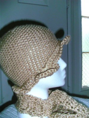 Mocha Hat and Scarf Set
