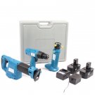 18v Cordless Combo Tool Kit With 2 Batteries (3 Pcs)