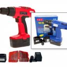 18v Cordless Drill With Free Hss Drill Bit Set