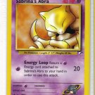 Pokemon Card Gym Heroes Sabrina's Abra 91/132