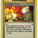 Pokemon Card Gym Heroes Trainer Lt. Surges Treaty