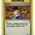Pokemon Card Gym Heroes Trainer Brock
