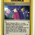 Pokemon Card Gym Heroes Sabrina's ESP