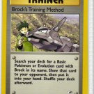 Pokemon Card Gym Heroes Trainer Brock's Training Method