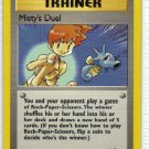 Pokemon Card Gym Heroes Trainer Misty's Duel