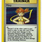 Pokemon Card Gym Heroes Holo TrainerMisty