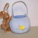 NEW Plush Easter Basket ~with Detachable Bunny Rabbit~