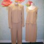 *NWT ST. JOHN * Camel Santana Knit Jacket/Gold Detail/Pin Retail $825