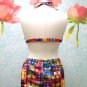 1960s Vintage Plaid Swimwear - Bikini **ADORABLE**