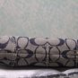 *COACH* Blue "C" Print/White Leather Handbag *MINT*
