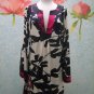 *NWT analili* Black Cream Floral Short Maxi Dress - Retail $268
