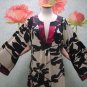 *NWT analili* Black Cream Floral Short Maxi Dress - Retail $268