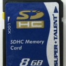 Super Talent 8GB Class 4 Secure Digital High-Capacity Card