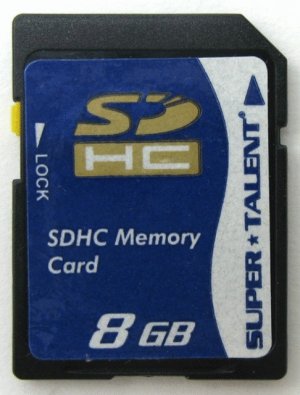 Super Talent 8GB Class 4 Secure Digital High-Capacity Card