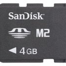 SanDisk SDMSM2-4096- 4GB Memory Stick Micro (M2) Card