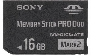 Sony MSMT16G 16GB Mark2 Memory Stick PRO Duo