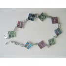 Abalone Shell Bracelet Embedded Abalone Beads In Sequare Box Bracelet