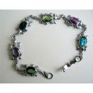 Turtle Charm Abalone Shell Bracelet