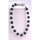 TB648  Mystic Pearls Bracelet w/ Clear Crystals Bracelet Genuine Swarovski Crystals & Pearls Jewlery
