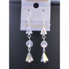 ERC420  Swarovski AB Crystals Round & Cap Beads Genuine Beads Crystals Earrings